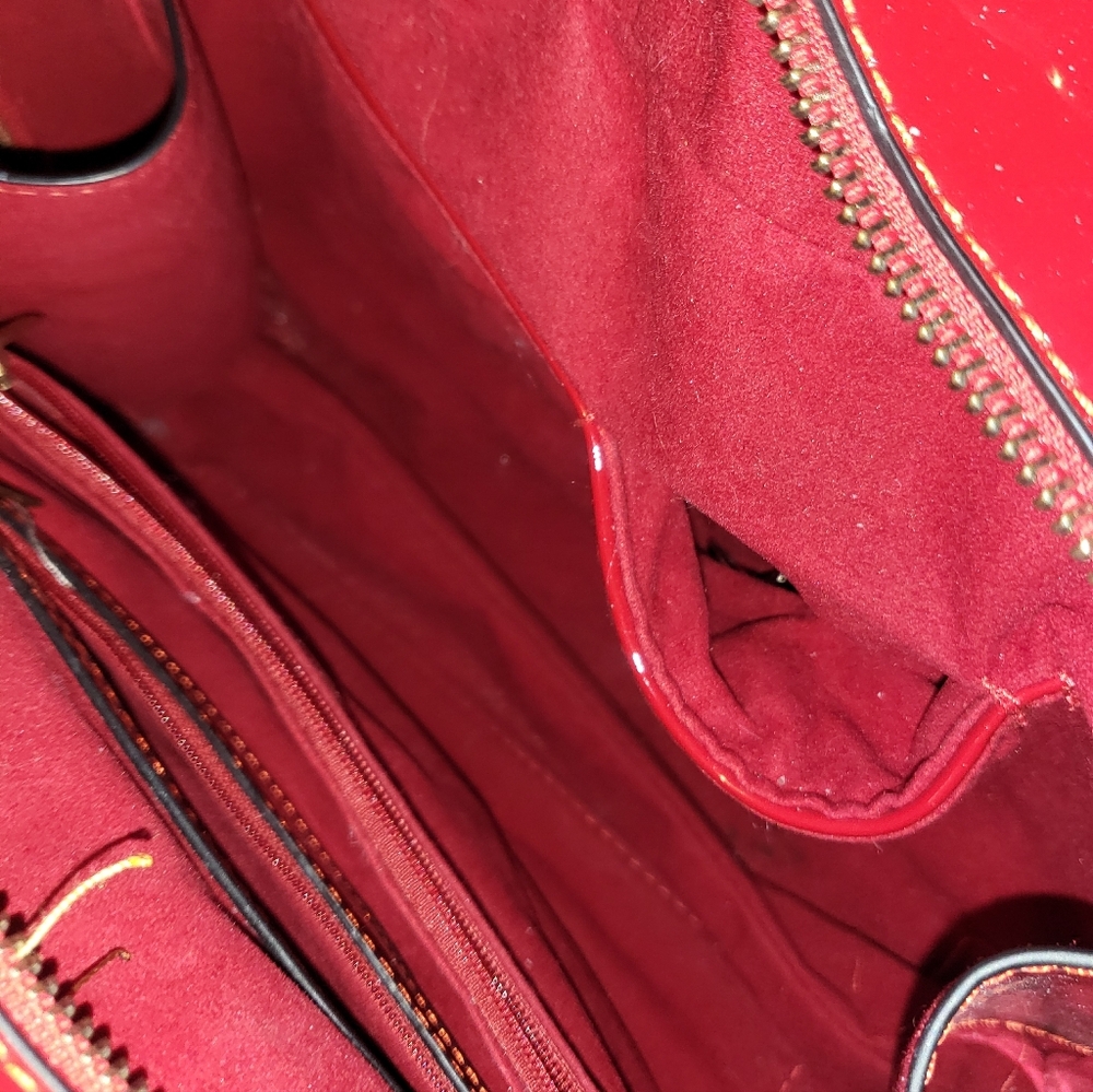 Stylish Red Leopard Print Handbag - Picture 5 of 10